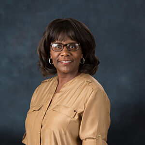 A headshot photo of UCF employee Patricia Hall.